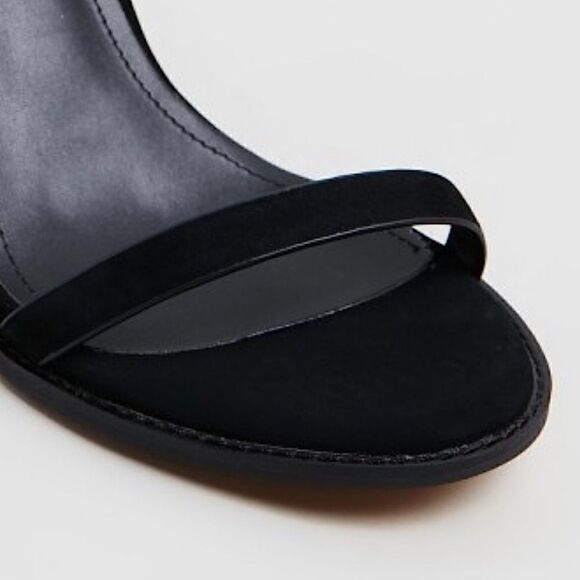 Alias Mae Everly Black Leather Mid Heel Sandals - Picture 8 of 9